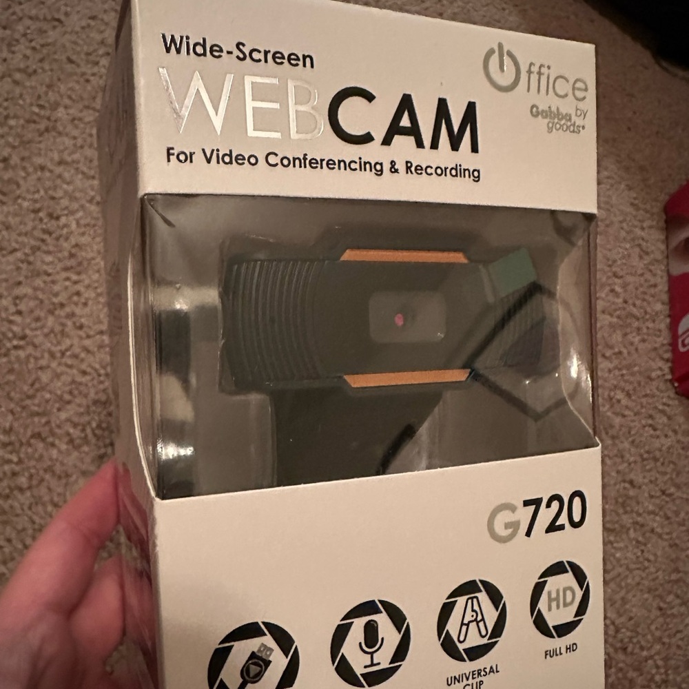 Office by Gabba Goods Wide-Screen Webcam
